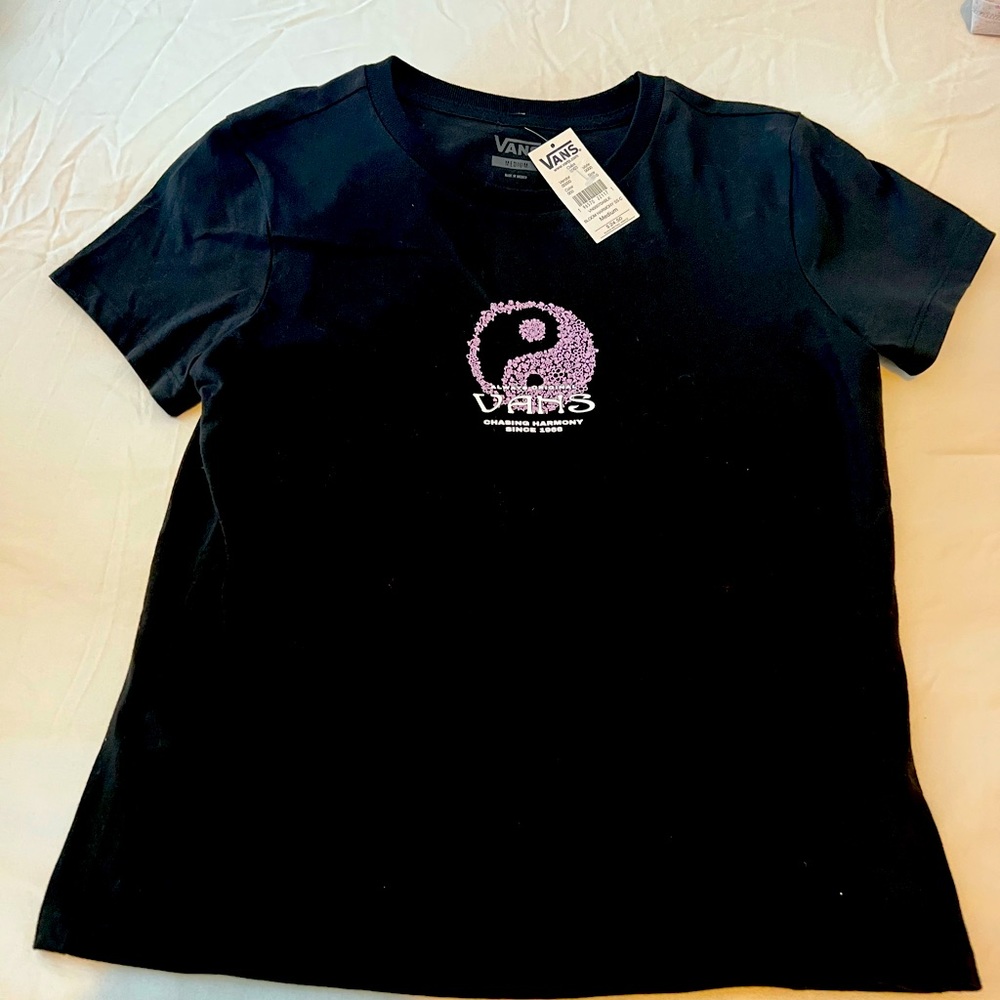 Vans Black and Purple female Tshirt